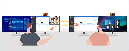ไฮไลท์ของตัวรับสัญญาณ KVM Quad-View-HDMI